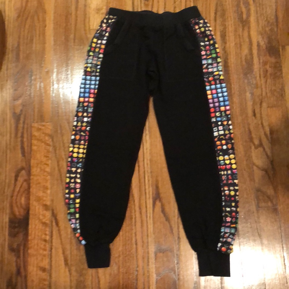 Emoji Jogger Pants with Front Pockets